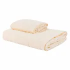 Trio de Toalhas de Banho em Toalha de Algodão Terry, Rosto e Convidado - Ginestra Viadurini