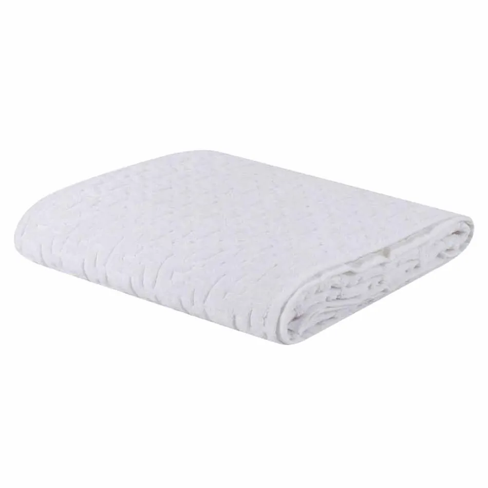 Trio de Toalhas de Banho em Toalha de Algodão Terry, Rosto e Convidado - Ginestra Viadurini