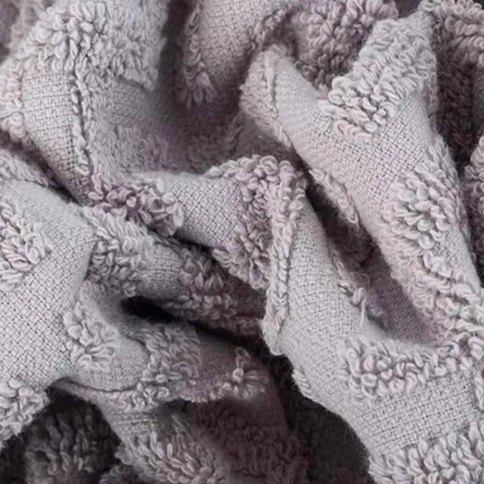 Trio de Toalhas de Banho em Toalha de Algodão Terry, Rosto e Convidado - Ginestra Viadurini