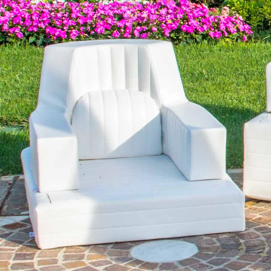 Poltrona flutuante moderna básica Trona para piscina, fabricada na Itália Viadurini