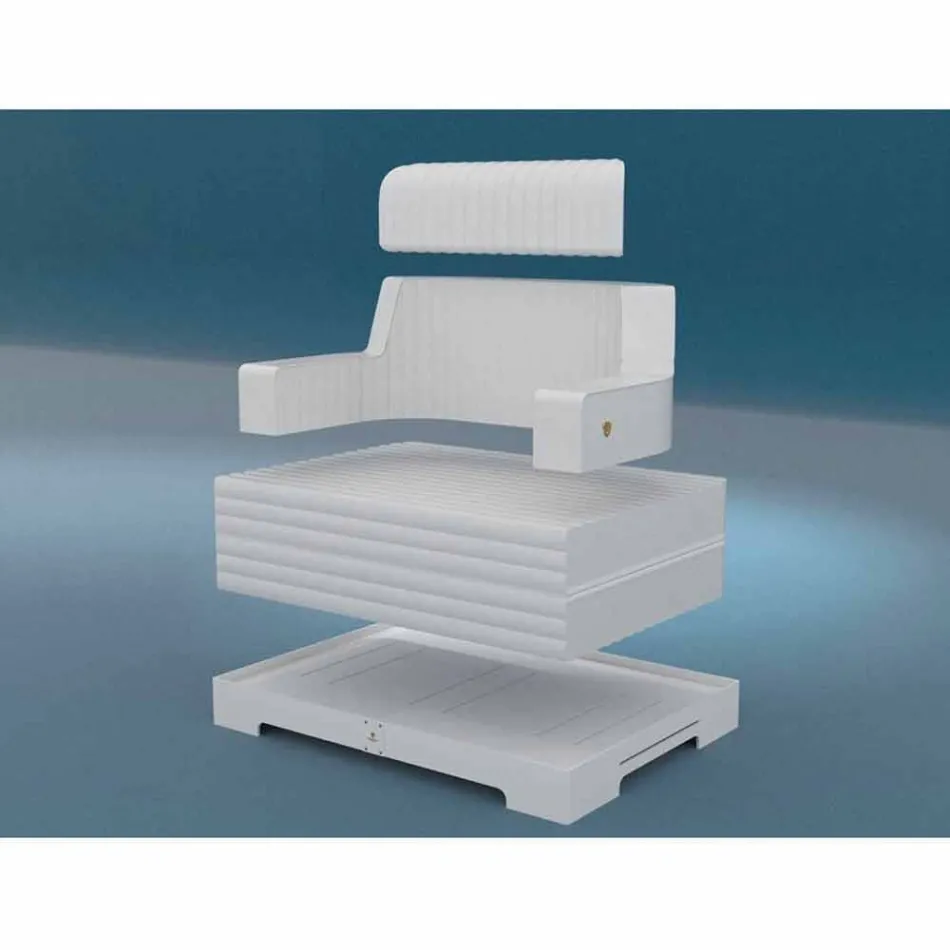 Trona Magnum Design de assento duplo de cadeira flutuante de luxo Viadurini