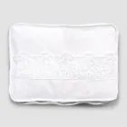 Mala de viagem grande em linho com renda sinergia de luxo italiana - Randall Viadurini