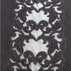 Bolsa cosmética grande de linho e algodão com renda Farnese e zíper, 2 acabamentos - Mike Viadurini