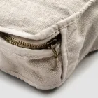 Bolsa grande de maquiagem para mulheres ou viagens em linho e algodão luxuoso - Yeti Viadurini