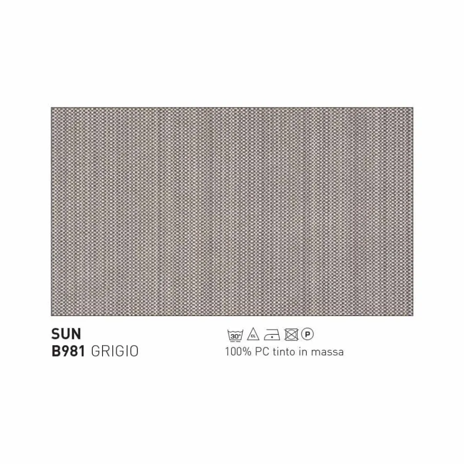 Varaschin Bali poltrona ao ar livre moderno em tecido estofado Viadurini