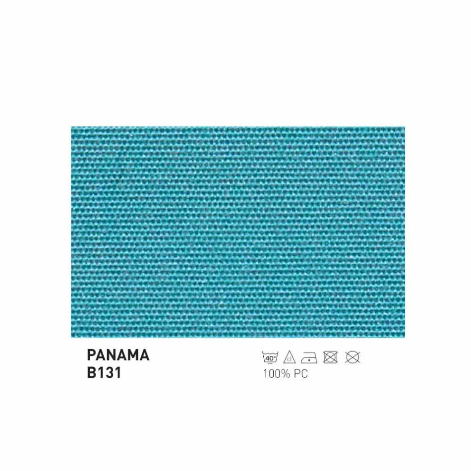 Varaschin Barcode cama de jardim contemporânea / para área interna de teca Viadurini