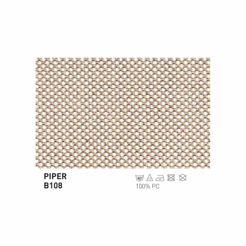 Varaschin Barcode cama de jardim contemporânea / para área interna de teca Viadurini