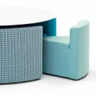 Varaschin Big In & Out mesa de jardim + 8 poltronas de design moderno Viadurini