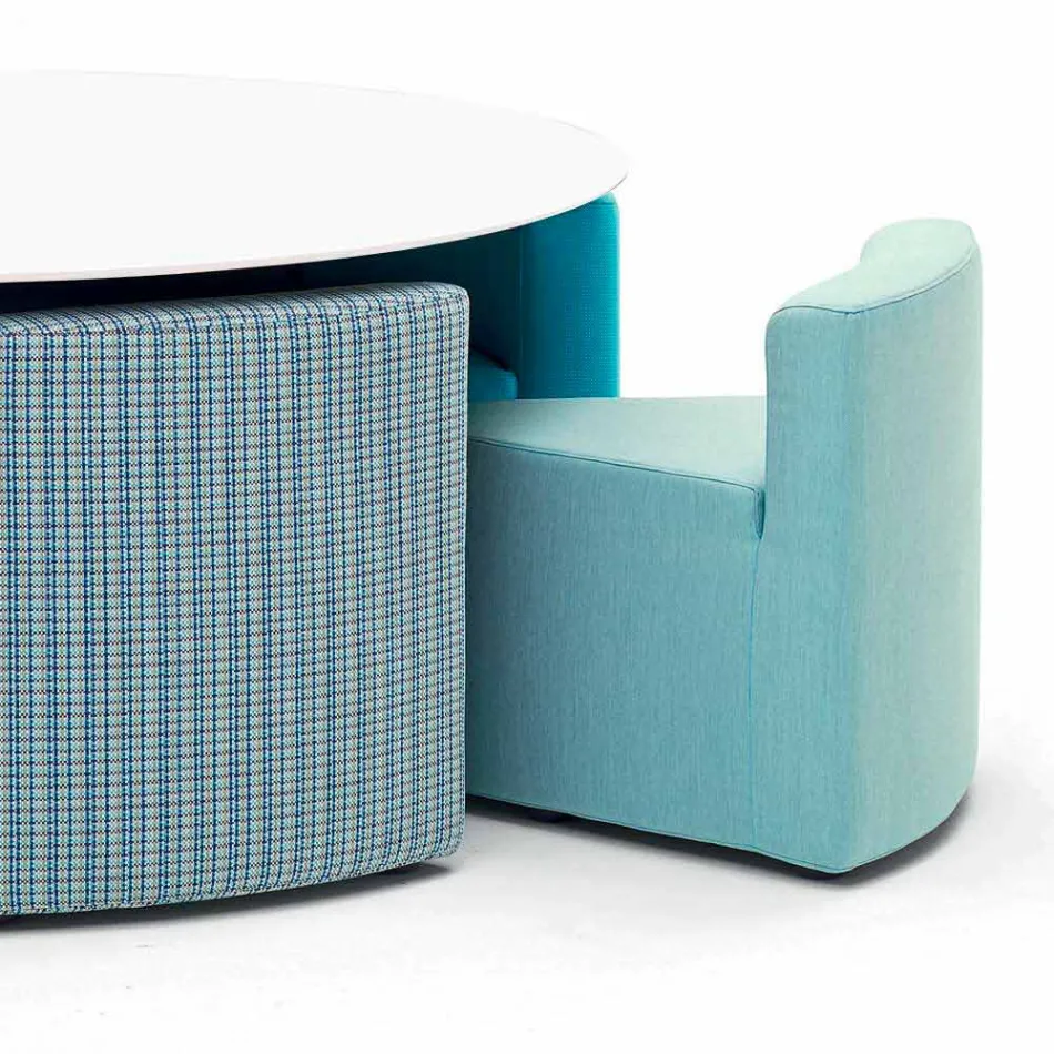 Varaschin Big In & Out mesa de jardim + 8 poltronas de design moderno Viadurini