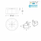 Varaschin Big In & Out mesa de jardim + 8 poltronas de design moderno Viadurini