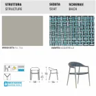 Varaschin Clever poltrona design contemporâneo jardim, 6 peças Viadurini