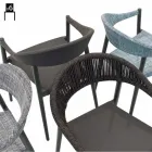 Varaschin Clever poltrona design contemporâneo jardim, 6 peças Viadurini