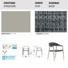 Varaschin Clever poltrona design contemporâneo jardim, 6 peças Viadurini