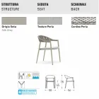 Varaschin Clever poltrona design contemporâneo jardim, 6 peças Viadurini