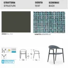 Varaschin Clever poltrona design contemporâneo jardim, 6 peças Viadurini