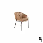 Varaschin Cricket mão-tecido poltrona externa, 2 pcs Viadurini