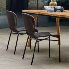 Varaschin Cricket cadeira de jantar ao ar livre com um design moderno, conjunto de 2 Viadurini