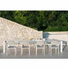 Varaschin Dolmen estendendo mesa de jardim, até 380 cm Viadurini