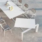 Varaschin Dolmen estendendo mesa de jardim, até 380 cm Viadurini