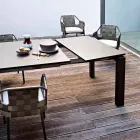 Varaschin Dolmen estendendo mesa de jardim, até 380 cm Viadurini