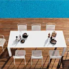 Varaschin Dolmen estendendo mesa de jardim, até 380 cm Viadurini