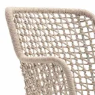 Varaschin Emma poltrona ao ar livre acolchoada de design moderno Viadurini