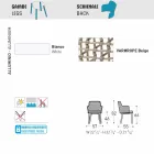 Varaschin Emma poltrona ao ar livre acolchoada de design moderno Viadurini