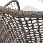 Varaschin Emma poltrona ao ar livre acolchoada de design moderno Viadurini