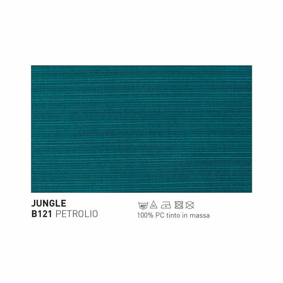 Varaschin Emma poltrona ao ar livre moderna com apoio de cabeça de tecido Viadurini