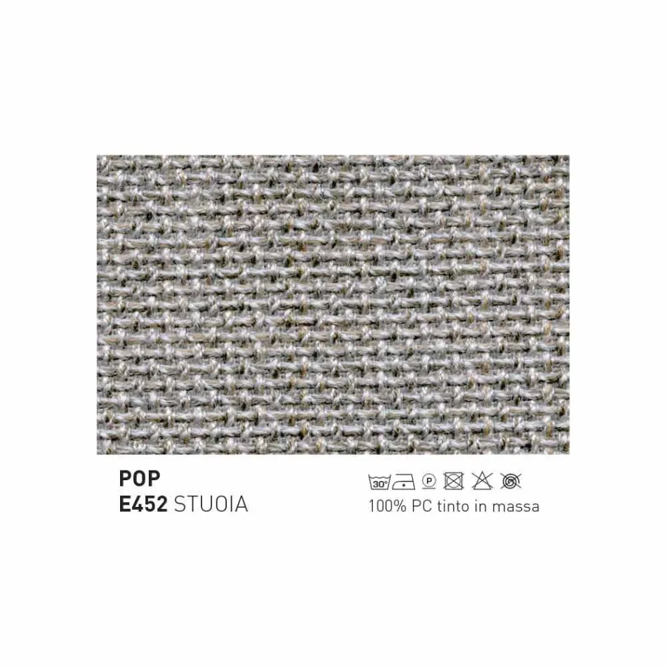 Varaschin Emma poltrona moderna ao ar livre em tecido e alumínio Viadurini