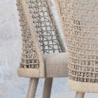 Varaschin Emma cadeira de jardim design em tecido e alumínio Viadurini