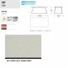 Varaschin Kolonaki moderna mesa de jardim em diferentes tamanhos Viadurini