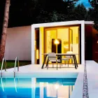 Varaschin Kolonaki moderna mesa de jardim em diferentes tamanhos Viadurini