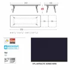 Varaschin Link mesa de jardim extensível H 65 cm, até 350 cm Viadurini