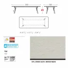 Varaschin Link mesa de jardim com pés em madeira de teca, H 65 cm Viadurini