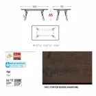 Varaschin Link mesa de jantar ao ar livre ou interior H 65 cm Viadurini