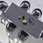 Varaschin Link mesa de jantar ao ar livre ou interior H 65 cm Viadurini