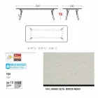 Varaschin Link jardim ou mesa de jantar coberta H 75 cm Viadurini