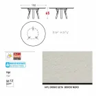 Varaschin Link mesa redonda / design de interiores, H 65 cm Viadurini