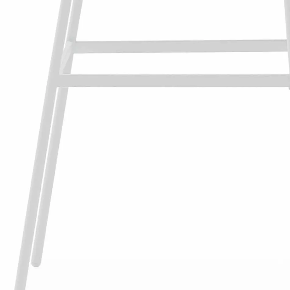 Banqueta Varaschin Summer Outdoor em aço e tecido Viadurini