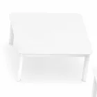 Varaschin System design mesa de centro exterior em alumínio pintado Viadurini