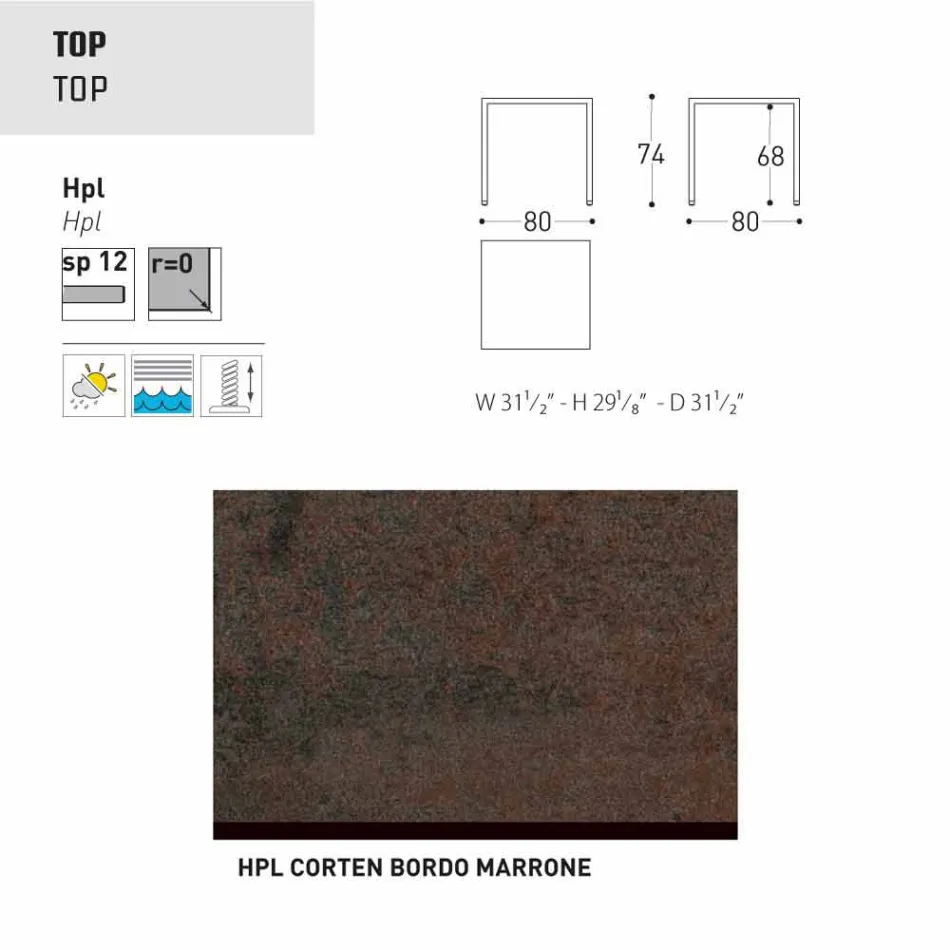 Varaschin Victor jardim ou mesa de jantar interior, design moderno Viadurini