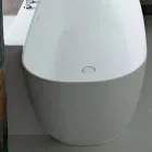 Banheira autônoma de design moderno em branco - Lipperiavas1 Viadurini