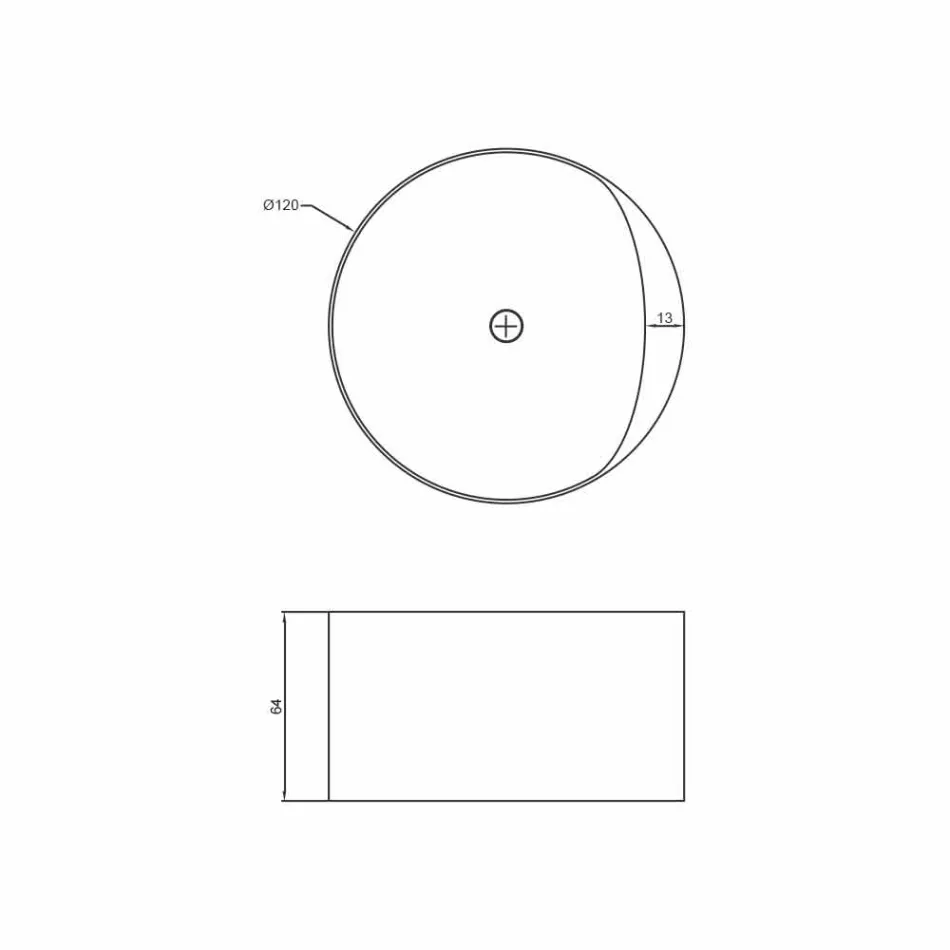 Banheira autônoma design redondo feito na Itália Cremona Viadurini