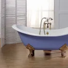 Banho vitrificado e pintado pernas de ferro fundido Lane Viadurini