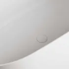 Banheira de pé livre, fabricada na Itália, em Solid Surface - Flow Viadurini