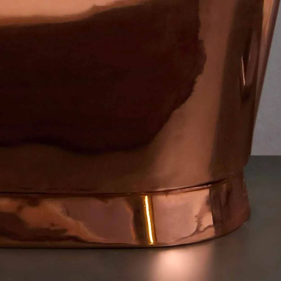 Projeto autônomo design de banheira de níquel e cobre Angelica terminar Viadurini