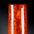 Vaso alto para interior em polietileno colorido feito na Itália - Lepanto Viadurini