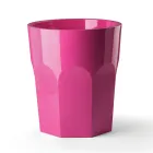 Vaso Decorativo Alto com Formato de Vidro em Polietileno Fabricado na Itália - Pucca Viadurini