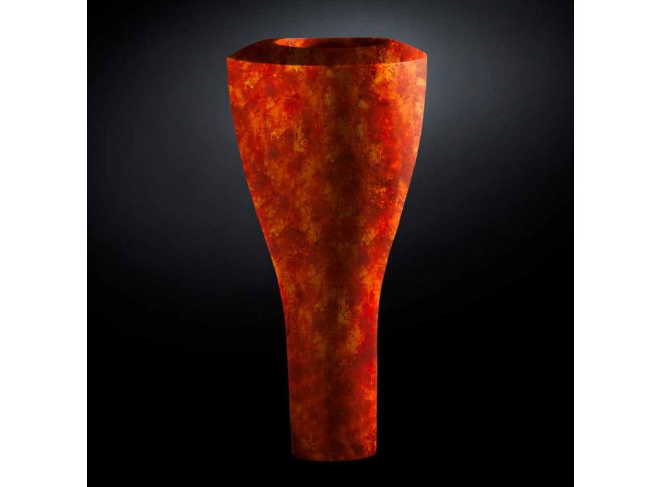 Vaso de polietileno moderno de alta qualidade feito na Itália de alta qualidade - Timodeo Viadurini